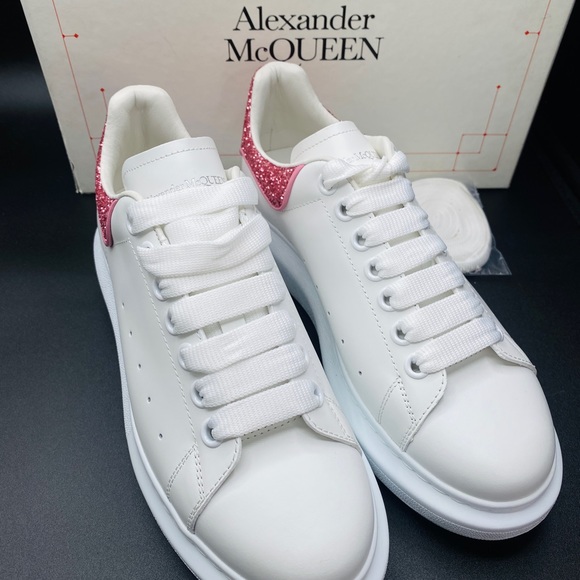 Alexander McQueen Shoes - Alexander McQueen Women’s Oversized Leather Sneakers Size 9.5 NWB AUTHENTIC